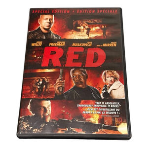RED DVD Special Edition 2011 Bruce Willis Morgan Freeman Action Comedy Bilingual